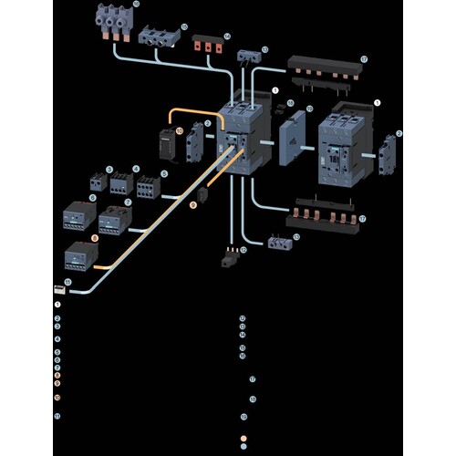 3RT2046-1AP04 Siemens SCHUETZ,AC3:45KW,2S+2OE,AC230V 50HZ Produktbild Additional View 5 L