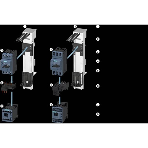 3RA2110-1BD15-1BB4 Siemens VERB.ABZW DS  S00 1,4 2A, DC24V Produktbild Additional View 6 L