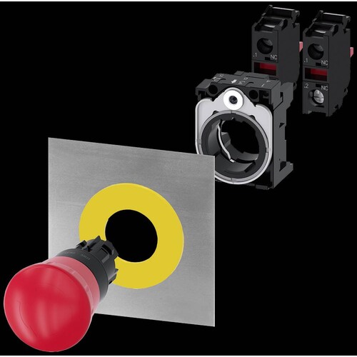 3SU1000-1HF20-0AA0 Siemens NOT HALT PILZDRUCKTASTER, 40MM, ROT Produktbild Additional View 4 L
