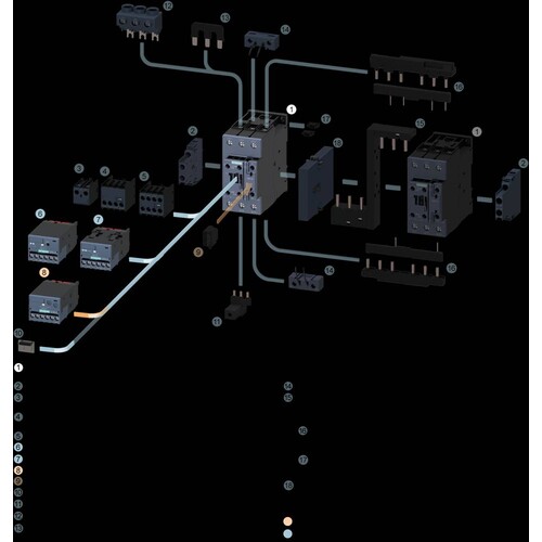 3RA2832-2DG10 Siemens Zeitrelais, AC/DC 24-90V Zeitbereich 0,05-100s Produktbild Additional View 5 L