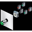 3SU11020AB201FA0 Siemens Drucktaster, beleuchtet, 22mm, rund, Kunststoff, rot Produktbild Additional View 5 S