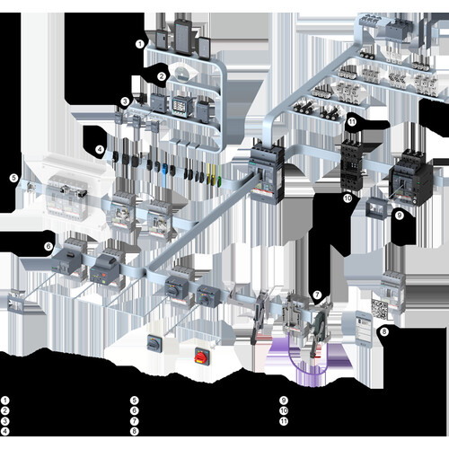 3VA96030QC01 Siemens Anschlussverbreiterung frontseitig 3 St Produktbild Additional View 4 L