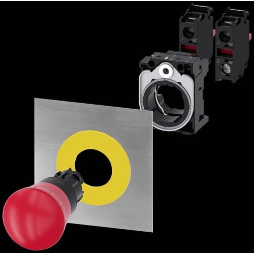 3SU1000-1HG10-0AA0 Siemens Pilzdrucktaster, 22mm, rund, Kunststoff Produktbild Additional View 5 L