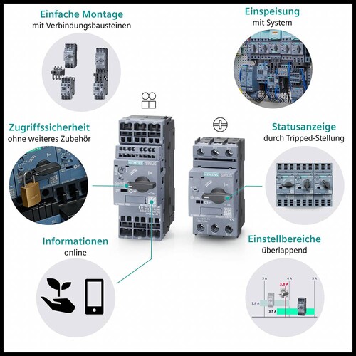 3RV2021-0GA10 Siemens Leistungsschalter BGR. S0 Produktbild Additional View 8 L