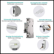 5SY4506-8 SIEMENS Leitungsschutzschalter 1pol.+N Kl.D 10KA 6A Produktbild Additional View 5 S