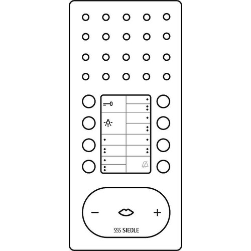 BFC 850-0W Siedle Bus-Freisprechtelefon Comfort Intercom Weiß Produktbild Additional View 2 L