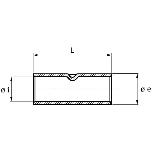 183710 Cimco Pressverbinder DIN46267 CU-Verzinnt 185qmm L=85mm Produktbild Additional View 3 L