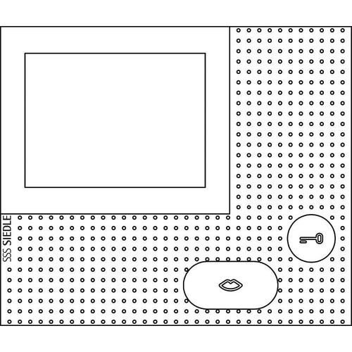 049270 Siedle VIB 150-0 Video-Innen- station Basic Freisprechstation Signalw. Produktbild Additional View 2 L