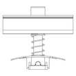 1005156 K2 Systems Modulmittelklemme XS Set 30-33 mm Produktbild Additional View 1 S