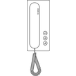 200041475-00 Siedle BTS 850 02 SH/S Bus Telefon Standard BTS 850 02 SH/S schwar Produktbild Additional View 2 S