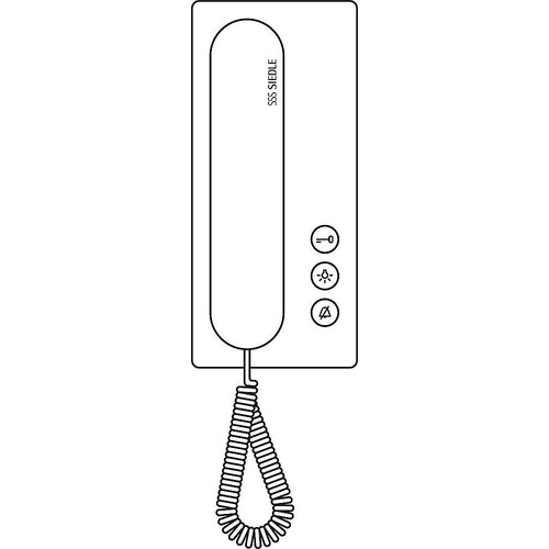 200041475-00 Siedle BTS 850 02 SH/S Bus Telefon Standard BTS 850 02 SH/S schwar Produktbild Additional View 2 L