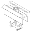 2003072 K2 Systems Universal Mittelklemme OneMid 30-42 mm, schwarz e Produktbild Additional View 1 S