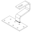 1000764 K2 Systems Dachhaken für Pfannenziegel (Alpin) Produktbild Additional View 1 S