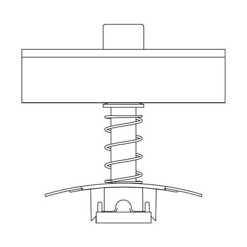 1005157 K2 Systems Modulmittelklemme XS Set 30-33 mm, schwarz eloxiert Produktbild Additional View 1 L