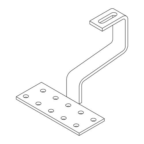 1000001 K2 Systems Dachhaken für Pfannenziegel Produktbild Additional View 1 L