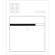 210007722-00 Siedle F CL BF3A 01 B-0 Funktionseinheit Briefkasten frontseiti Produktbild Additional View 1 S