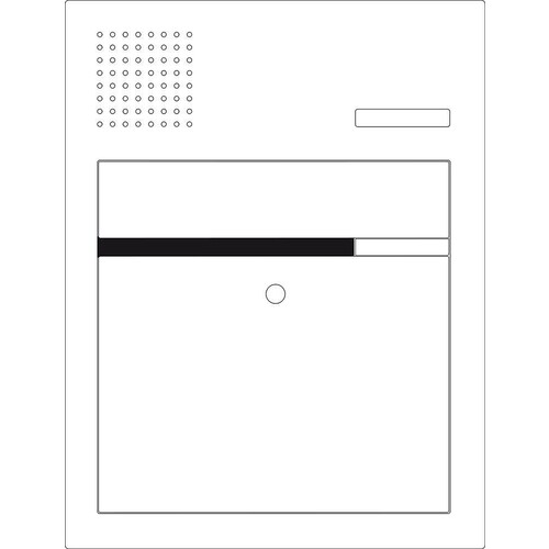 210007722-00 Siedle F CL BF3A 01 B-0 Funktionseinheit Briefkasten frontseiti Produktbild Additional View 1 L