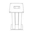 200048014-01 Siedle ZE/STL 308 x 308 Zubehör-Erdstück Produktbild Additional View 1 S