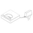 200029911-00 Siedle S/SZM 85x-... EC/S EU Siedle Scope Ladeschale mit Netzteil Produktbild Additional View 1 S