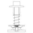 1005156 K2 Systems Modulmittelklemme XS Set 30-33 mm Produktbild Additional View 2 S