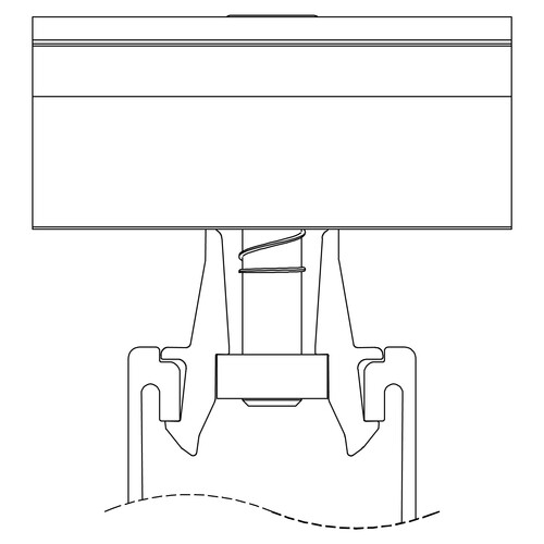 2003072 K2 Systems Universal Mittelklemme OneMid 30-42 mm, schwarz e Produktbild Additional View 2 L