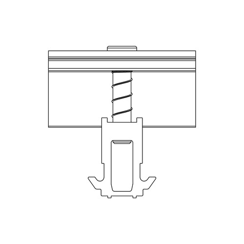 2002610 K2 Systems DomeClamp End Klemme 30-50 mm, schwarz eloxiert Produktbild Additional View 2 L