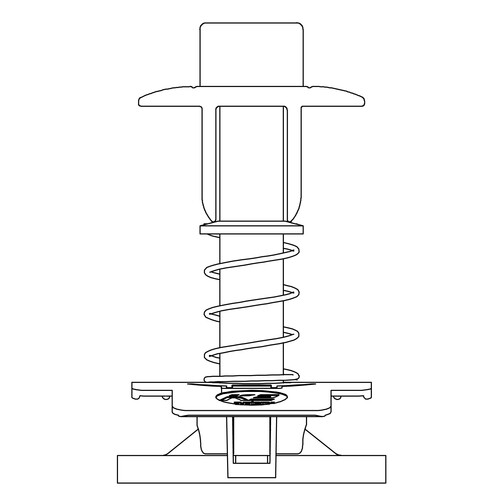 1005157 K2 Systems Modulmittelklemme XS Set 30-33 mm, schwarz eloxiert Produktbild Additional View 2 L