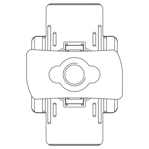 1001643  K2 Systems M K2 Einlegemutter mit Montageclip Produktbild Additional View 3 L