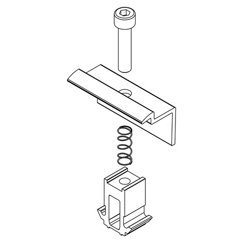 2002559  K2 Systems K2 Mini Clamp EC 30-50mm Silver Produktbild Additional View 4 L