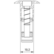 2003072 K2 Systems Universal Mittelklemme OneMid 30-42 mm, schwarz e Produktbild Additional View 3 S