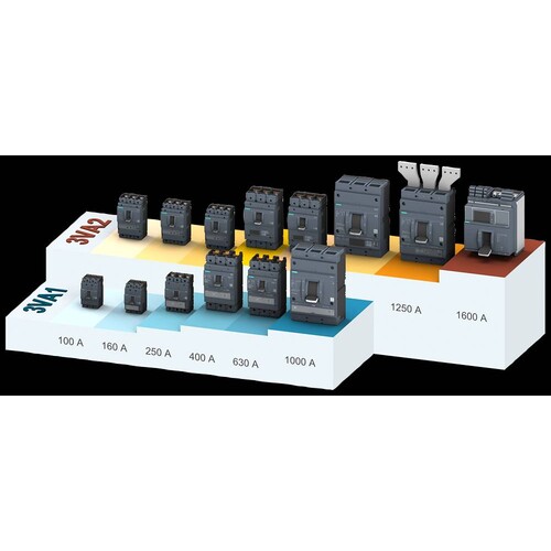 3VA1180-4EF46-0AA0 Siemens Leistungsschalter 3VA1 IEC Frame 160 Sc Produktbild Additional View 9 L