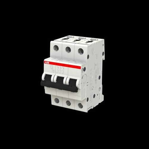GHS2030001R0104 STOTZ S203-C10 Leitungs- schutzschalter 3Pol. 6KA Produktbild Additional View 1 L