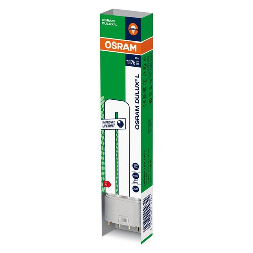 010724 OSRAM DULUX L 18W/840 KOMPAKT- LEUCHTSTOFFLAMPE HELLWEISS 2G11 EEI:A Produktbild Additional View 8 L