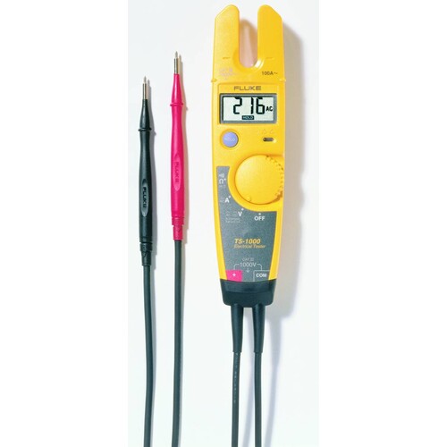 T5-1000 FLUKE T5 SPANNUNGS-STROM- DURCHGANGS- PRÜFER 1000 V AC/DC, CAT III Produktbild Additional View 1 L
