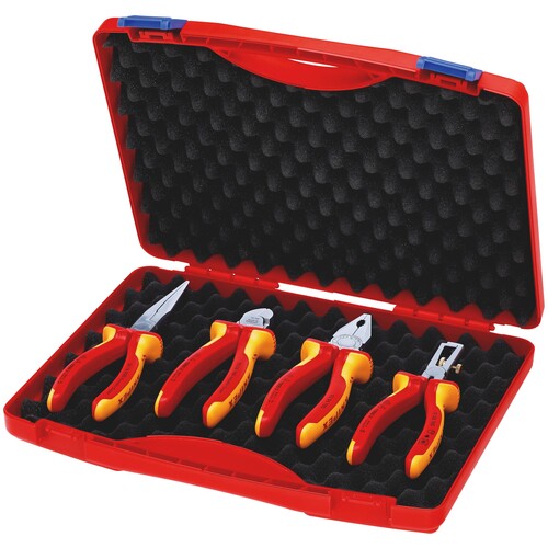 2015 KNIPEX KOMPAKT ZANGEN BOX 4-TEILIG (0306180,1106160,2616200,7006160) Produktbild Additional View 2 L