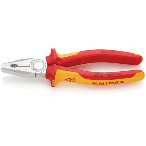 306200 KNIPEX KOMBIZANGE ISOL. 200MM VDE 1000V Produktbild Additional View 9 L