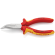 2526160 KNIPEX FLACHRUNDZANGE M.SCHNEIDE GEBOGEN 160MM VDE 1000V Produktbild Additional View 2 S