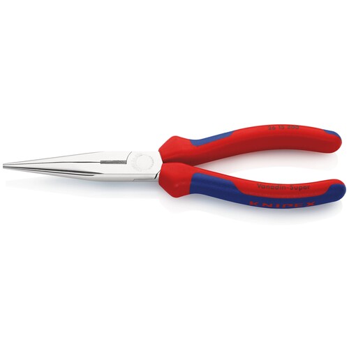 2615200 KNIPEX FLACHRUNDZANGE M.SCHNEIDE LANG 200MM Produktbild Additional View 4 L