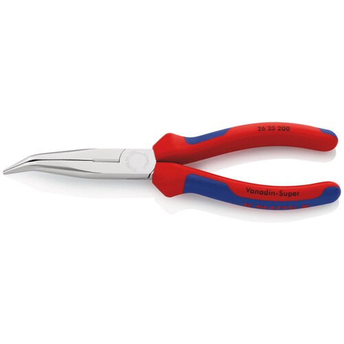 2625200 KNIPEX FLACHRUNDZANGE M.SCHNEIDE LANG GEBOGEN 200MM Produktbild Additional View 6 L