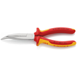 2626200 KNIPEX FLACHRUNDZANGE M.SCHNEIDE LANG GEBOGEN 200MM  VDE 1000V Produktbild Additional View 2 S