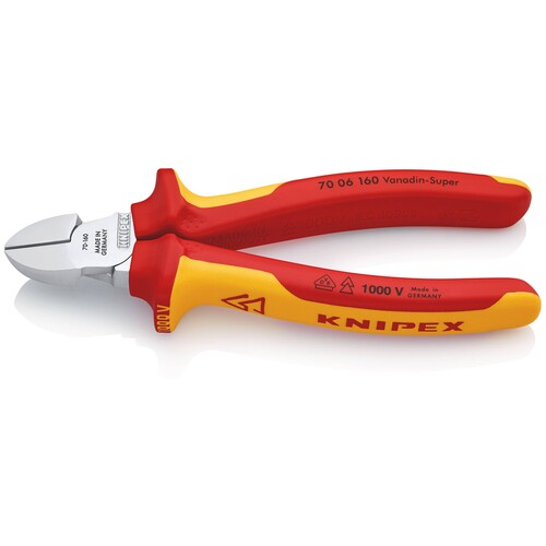 7006160 KNIPEX SEITENSCHNEIDER 160MM VDE 1000V Produktbild Additional View 9 L