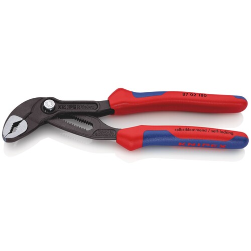 8702180 KNIPEX WASSERPUMPENZANGE COBRA 180MM Produktbild Back View L