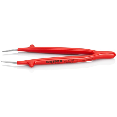 922762 KNIPEX PRÄZISIONS-PINZETTE ISOL. GERADE FEIN GEZAHNT VDE 1000V Produktbild Additional View 2 L