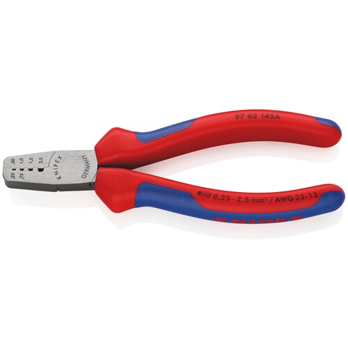 9762145A KNIPEX ADERENDHÜLSENZANGE 0,25-2,5MM DIN 46228 Produktbild Additional View 2 L