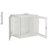 19WSSB13-400 ERA 19Zoll WANDSCHRANK MIT SICHTTÜR BXHXT=600X650X400MM 13HE EINB. Produktbild Additional View 1 S