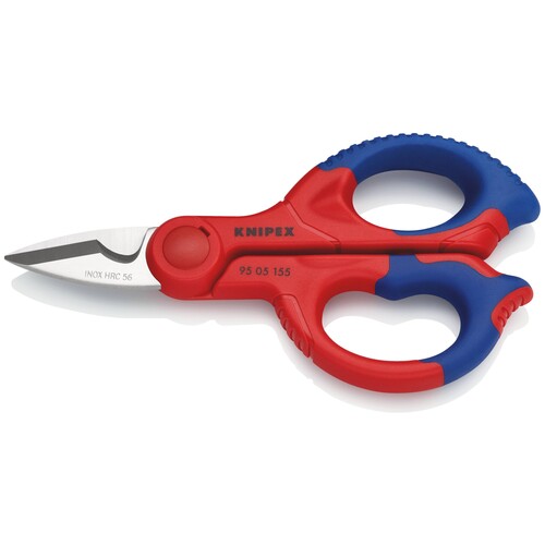 95 05 155 SB KNIPEX Elektrikerschere mit Kunststoff-Gürteltasche Produktbild Additional View 3 L