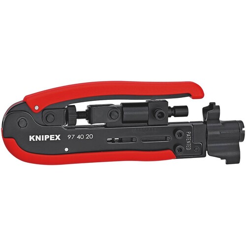 97 40 20 SB KNIPEX Kompressionswerkzeug für Koax Stecker Produktbild Additional View 3 L