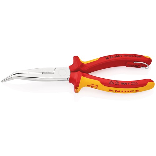 26 26 200 T Knipex Flachrundzg. m.Schneide/Befestigungsöse Produktbild Additional View 2 L