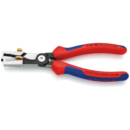 13 62 180 Knipex KNIPEX Kabelschere mit Abisolierfunktion Produktbild Additional View 6 L