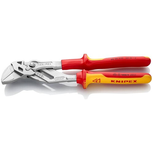 86 06 250 Knipex Zangenschlüssel 250mm VDE, verchromt Produktbild Additional View 3 L